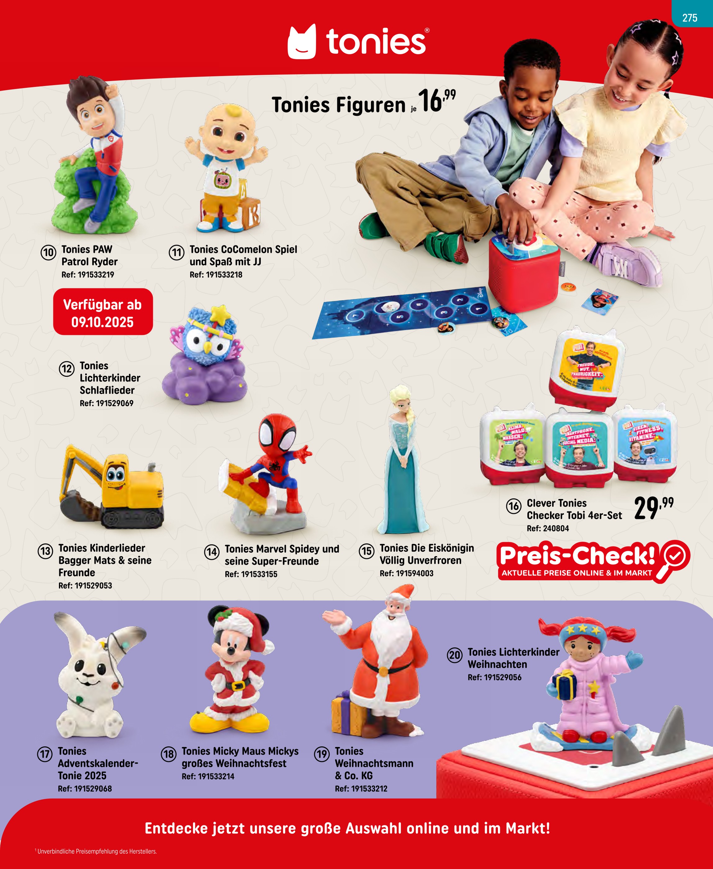 Tonies Angebot im aktuellen Smyths Toys Prospekt auf Seite 275